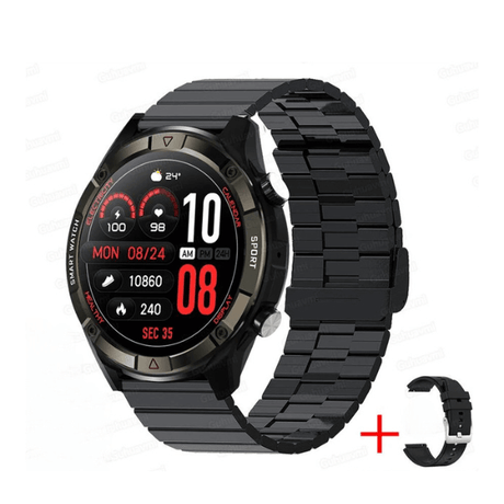 New Smart Watch Men's 4G Memory Local Music Player 454*454 AMOLED Screen Bluetooth Call Sports Man Smartwatch For Man Android iOS