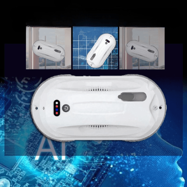 AI 4.0 Powered High-Efficiency Water-Jet Suction Window Cleaning Robot for Commercial or Home Use