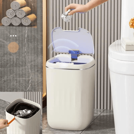 24L Smart Sensor Trash Can Bathroom Electronic Garbage Bucket Automatic Intelligent Sensor Dustbin For kitchen Toilet Wastebasket - novelvine
