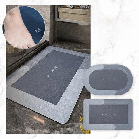 Non-Slip Bathroom Mat with Super Absorbency and Quick-Drying Technology - novelvine