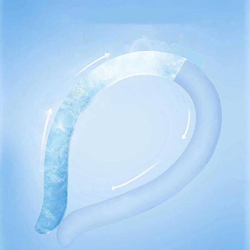 Reusable Neck Cooling Ring | Summer Ice Collar & Cool Tube | Neck Massager & Cooler Cushion