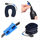 Cervical Neck Traction Device: Posture Corrector & Neck Stretcher with Inflatable Collar