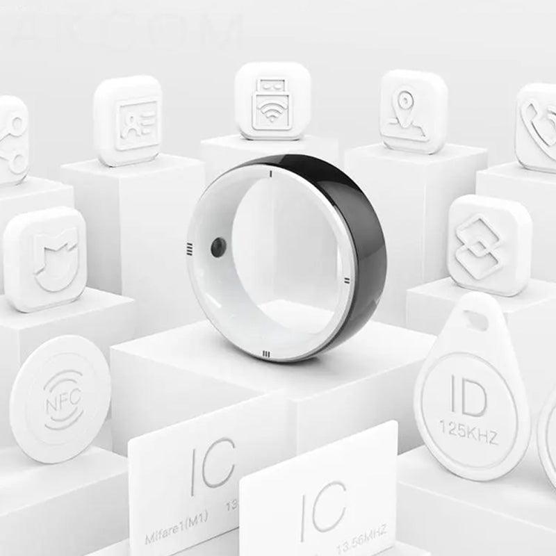 JAKCOM R5 Ceramic Smart Ring | 128GB Storage | Multi-RFID & NFC | Waterproof | GPS Enabled | Wearable Tech Accessory - novelvine