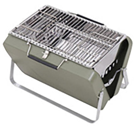 Portable Folding Charcoal BBQ Grill - Camping Cooking - Stainless Steel Coal Grill - novelvine