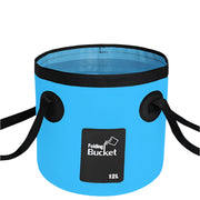 Outdoor portable collapsible water basin
