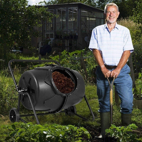 Removable Rotary Compost Bucket - novelvine