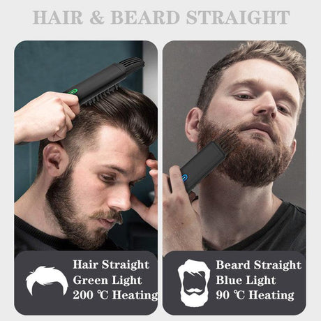 Hair and Beard Straightening Comb