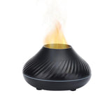 LED Flame Ultrasonic Aromatherapy Diffuser: Relaxing Atomizer with Smart Safety Features - novelvine