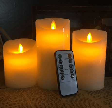 Flameless Remote Controlled Candles - novelvine