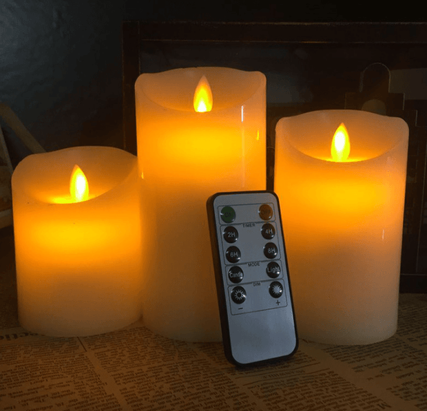 Flameless Remote Controlled Candles