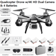 HD 4K Dual Camera Quadcopter Drone - novelvine