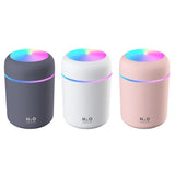 300ml USB Electric Air Humidifier Aroma Diffuser with Cool Mist and Colorful Night Light for Home and Car - novelvine