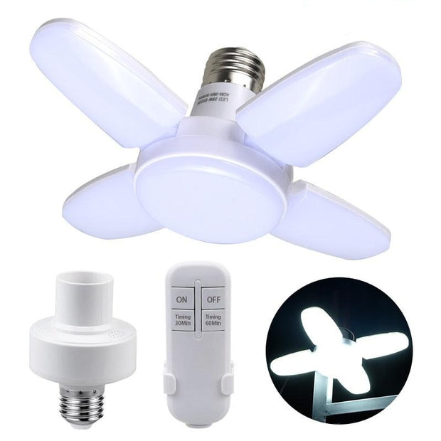Four Leaf 75W Folding Garage Lamp