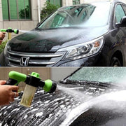High Pressure Water Hose Nozzle Spray & Soap Dispenser Garden Gun | Car Wash Foam Gun for Watering Plants, Lawn, Patio, Cleaning, & Pet Showering