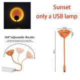 Sunset Projection Atmosphere Lamp - novelvine