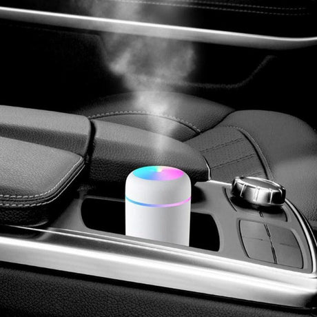 300ml USB Electric Air Humidifier Aroma Diffuser with Cool Mist and Colorful Night Light for Home and Car - novelvine