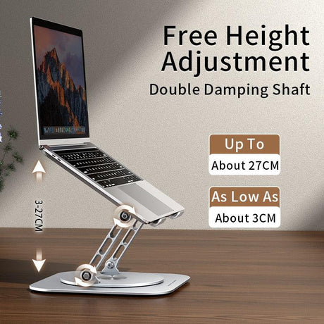 360° Rotating, Ergonomic, Portable Laptop Stand - novelvine