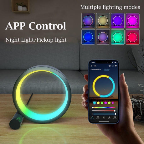 Ring Design RGB Lighting LED Table Lamp - novelvine