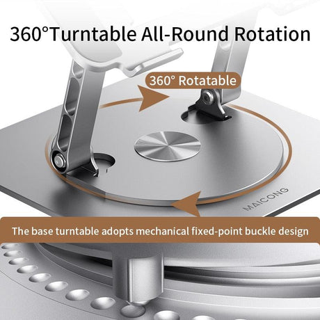 360° Rotating, Ergonomic, Portable Laptop Stand - novelvine