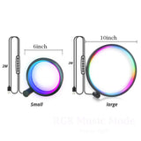Ring Design RGB Lighting LED Table Lamp - novelvine
