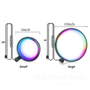 Ring Design RGB Lighting LED Table Lamp