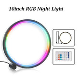 Ring Design RGB Lighting LED Table Lamp - novelvine