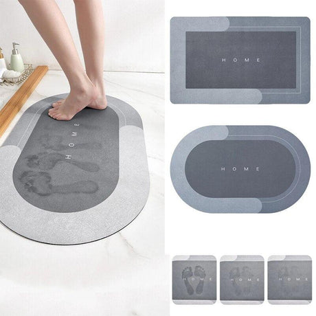 Super Absorbent Bathroom Mat Nonslip Quick-Drying Carpet Home Bath Mat Non-Slip Floor Mat Tapete Banheiro Dropshipping