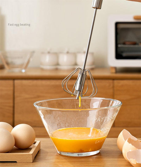 Stainless Steel Semi-Automatic Whisk - Early Mothers Day Special - novelvine